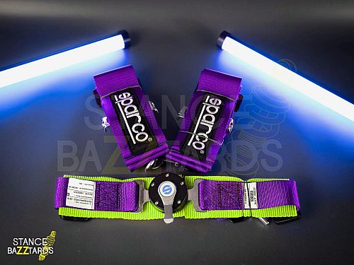 Спортивные ремни безопасности SPARCO 4-х точ (фиолетовые), Sbbelts_PurpleSparco Спортивные ремни безопасности SPARCO 4-х точ (фиолетовые), Sbbelts_PurpleSparco