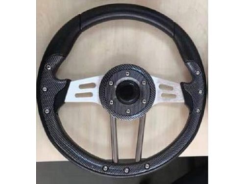 Руль автомобильный SB Steering wheel 14 дюймов Экокожа (стиль: Спортивный, цвет в ассортименте), SB_Steering_wheel_5326