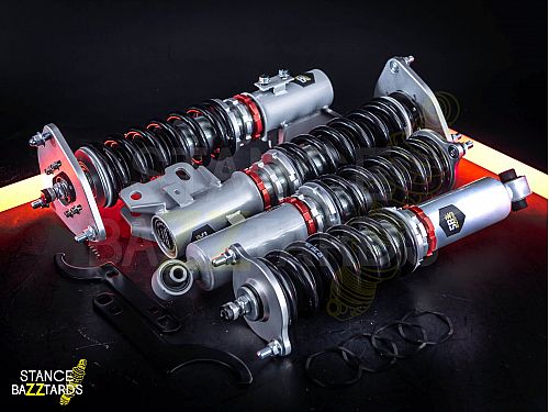 Комплект винтовой подвески (койловеры) SB Performance Mitsubishi 3000GT 2 поколение SL FWD (Z11A) (1991-1999) с регулировками высоты (фултап), жесткости (32 регулировки) и развала (см хар-ки), MSB002