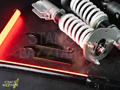 Комплект винтовой подвески (койловеры) SB Performance Mitsubishi Eclipse 1 поколение (MK1) FWD (D22A) (1989-1994) с регулировками высоты (фултап), жесткости (32 регулировки) и развала (см хар-ки), MSB003 Комплект винтовой подвески (койловеры) SB Performance Mitsubishi Eclipse 1 поколение (MK1) FWD (D22A) (1989-1994) с регулировками высоты (фултап), жесткости (32 регулировки) и развала (см хар-ки), MSB003