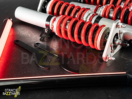Комплект винтовой подвески (койловеры) SB Performance Toyota Chaser 4 поколение (MK4) (MX83/JZX81) (1989-1992) с регулировками высоты (фултап), жесткости (32 регулировки) и развала (см хар-ки), TYT018 Комплект винтовой подвески (койловеры) SB Performance Toyota Chaser 4 поколение (MK4) (MX83/JZX81) (1989-1992) с регулировками высоты (фултап), жесткости (32 регулировки) и развала (см хар-ки), TYT018