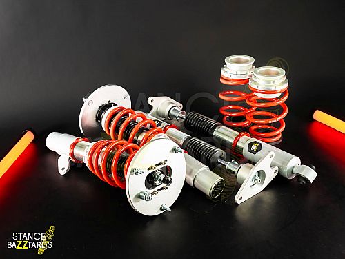 Комплект винтовой подвески (койловеры) SB Performance Mini Cooper 3 поколение (MK3) (F56) (2014-) с регулировками высоты (фултап), жесткости (32 регулировки) и развала (см хар-ки), MIN005