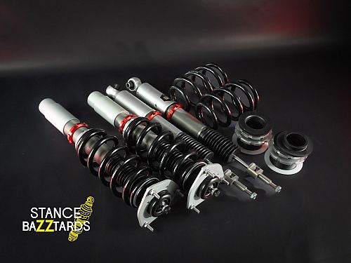 Комплект винтовой подвески (койловеры) SB Performance Audi A4 5 поколение (B9/8W) 2WD (2016-) с регулировками высоты (фултап), жесткости (32 регулировки) (сжатие/отбой) и развала (см хар-ки), AUD014