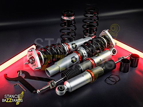 Комплект винтовой подвески (койловеры) SB Performance Audi TT 8S / FV (MK3) (2014-) с регулировками высоты (фултап), жесткости (32 регулировки) (сжатие/отбой) и развала (см хар-ки), AUD047