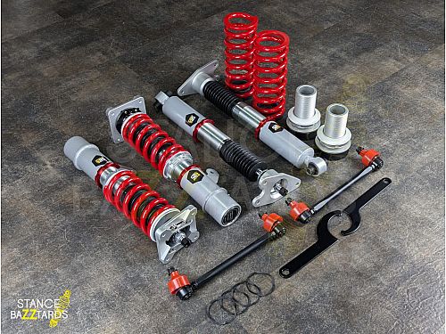 Комплект винтовой подвески (койловеры) SB Performance BMW M3/M4 RWD (G80/G82) (2021-) с регулировками высоты (фултап), жесткости (32 регулировки) (сжатие/отбой) и развала (см хар-ки), BMW073