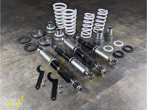 Комплект винтовой подвески (койловеры) SB Performance Mercedes-Benz E-Класс W210 (1995-2003) с регулировками высоты (фултап), жесткости (32 регулировки) (сжатие/отбой) и развала (см хар-ки), BNZ017