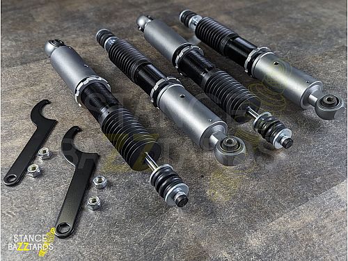 Комплект винтовой подвески (койловеры) SB Performance Mercedes-Benz E-Класс W210 (1995-2003) с регулировками высоты (фултап), жесткости (32 регулировки) (сжатие/отбой) и развала (см хар-ки), BNZ017 Комплект винтовой подвески (койловеры) SB Performance Mercedes-Benz E-Класс W210 (1995-2003) с регулировками высоты (фултап), жесткости (32 регулировки) (сжатие/отбой) и развала (см хар-ки), BNZ017