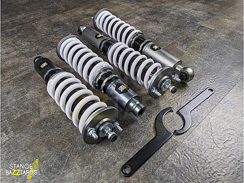 Комплект винтовой подвески (койловеры) SB Performance Honda CR-V 1 поколение (MK1) (RD1-RD3) (1995-2001) с регулировками высоты (фултап), жесткости (32 регулировки) и развала (см хар-ки), HND033