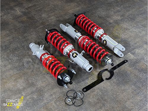 Комплект винтовой подвески (койловеры) SB Performance Infiniti G35x (V36) AWD (2003-2008) с регулировками высоты (фултап), жесткости (32 регулировки) (сжатие/отбой) и развала (см хар-ки), IFN017