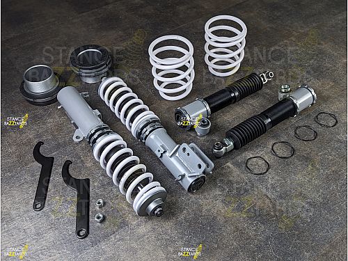 Комплект винтовой подвески (койловеры) SB Performance Kia Rio 3 поколение (MK3) (UB) (2011-2016) с регулировками высоты (фултап), жесткости (32 регулировки) и развала (см хар-ки), KIA005
