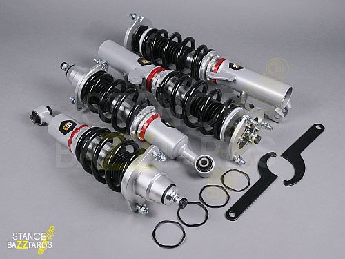 Комплект винтовой подвески (койловеры) SB Performance Mitsubishi ASX GA / XA / XB / XC / XD (2010-) с регулировками высоты (фултап), жесткости (32 регулировки) (сжатие/отбой) и развала (см хар-ки), MSB022