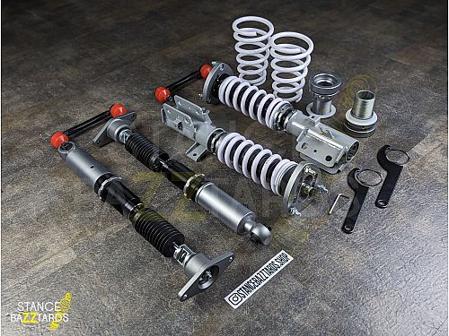 Комплект винтовой подвески (койловеры) SB Performance Mazda 6 3 поколение (MK3) (GJ2FP) (2012-) с регулировками высоты (фултап), жесткости (32 регулировки) и развала (см хар-ки), MZD010