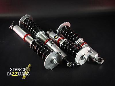 Комплект винтовой подвески (койловеры) SB Performance Nissan Skyline R34 GTS (ER34) (Сзади сайлент) (1998-2001) с регулировками высоты (фултап), жесткости (32 регулировки) и развала (см хар-ки), NSN033