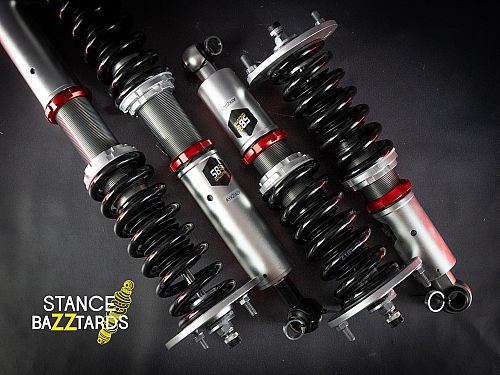 Комплект винтовой подвески (койловеры) SB Performance Nissan Skyline R34 GTS (ER34) (Сзади сайлент) (1998-2001) с регулировками высоты (фултап), жесткости (32 регулировки) и развала (см хар-ки), NSN033 Комплект винтовой подвески (койловеры) SB Performance Nissan Skyline R34 GTS (ER34) (Сзади сайлент) (1998-2001) с регулировками высоты (фултап), жесткости (32 регулировки) и развала (см хар-ки), NSN033