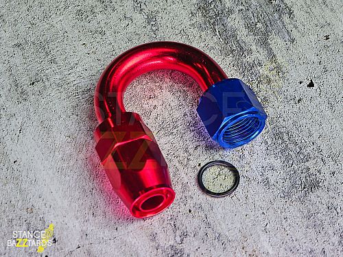 Фитинг AN10-AN шланг, 180°, SB-40-180-10