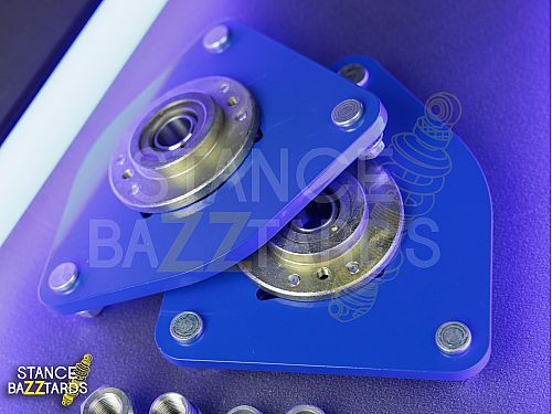 Опоры передние развальные на ШС (шарнирное соединение), комплект Mini Hatch R50, R53, 2000-2006, SBMICO10 Опоры передние развальные на ШС (шарнирное соединение), комплект Mini Hatch R50, R53, 2000-2006, SBMICO10