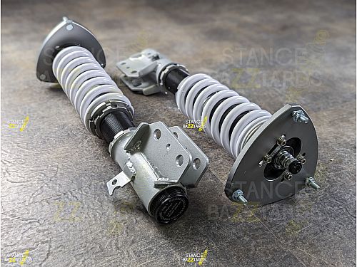 Комплект винтовой подвески (койловеры) SB Performance Subaru Forester 4 поколение (MK4) (SJ) (2013-) с регулировками высоты (фултап), жесткости (32 регулировки) и развала (см хар-ки), SBR005