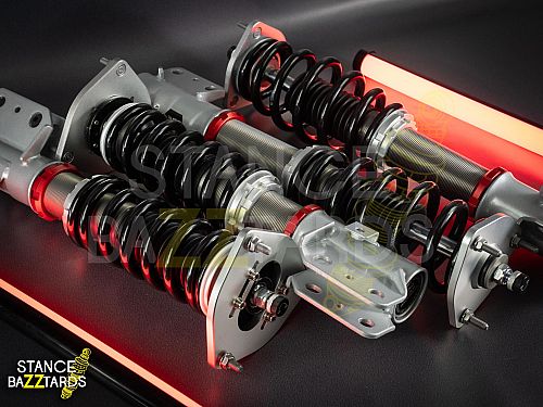 Комплект винтовой подвески (койловеры) SB Performance Subaru Impreza WRX /WRX STI (GC/GC8) (1993-2001) с регулировками высоты (фултап), жесткости (32 регулировки) и развала (см хар-ки), SBR009