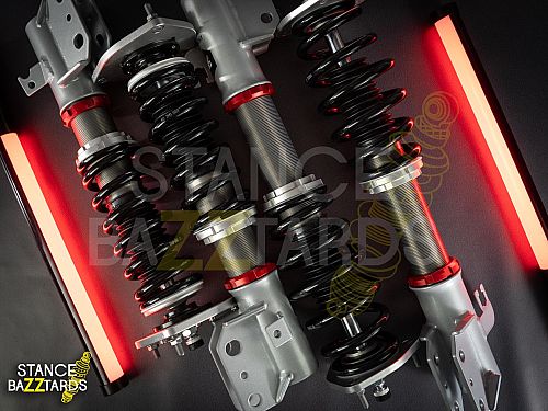 Комплект винтовой подвески (койловеры) SB Performance Subaru Impreza WRX /WRX STI (GC/GC8) (1993-2001) с регулировками высоты (фултап), жесткости (32 регулировки) и развала (см хар-ки), SBR009
