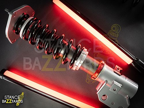Комплект винтовой подвески (койловеры) SB Performance Subaru Impreza WRX /WRX STI (GC/GC8) (1993-2001) с регулировками высоты (фултап), жесткости (32 регулировки) и развала (см хар-ки), SBR009