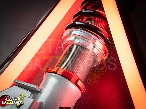 Комплект винтовой подвески (койловеры) SB Performance Subaru Impreza WRX /WRX STI (GC/GC8) (1993-2001) с регулировками высоты (фултап), жесткости (32 регулировки) и развала (см хар-ки), SBR009