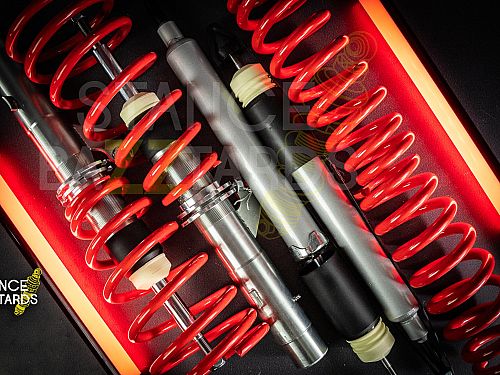 Винтовая подвеска (койловеры) BMW 3 Серия E90/E91/E92 RWD (2005-2013) SB Red с регулировками высоты, SBREDBM011