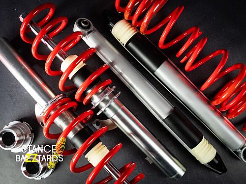 SBREDVW013 - Винтовая подвеска SB Red Volkswagen Golf VII (MK7) (сзади многорычажка), с 2012 SBREDVW013 - Винтовая подвеска SB Red Volkswagen Golf VII (MK7) (сзади многорычажка), с 2012 — фото 3
