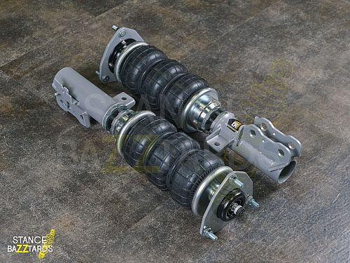 Пневматическая (пневмо) подвеска SB Performance Volkswagen Polo IV (9N / 9N3 / MK4) (двиг 1.4) (2002-2009) четырехконтурная с регулировками высоты (фултап), жесткости (32 регулировки) (сжатие/отбой) и развала (см хар-ки), SBVWG031