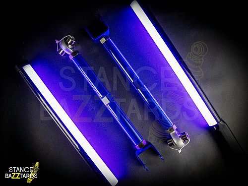 Комплект развальных задних рычагов (синие) SB Arms Nissan 240SX в кузове S14 (1994-1999), SLAM07B Комплект развальных задних рычагов (синие) SB Arms Nissan 240SX в кузове S14 (1994-1999), SLAM07B