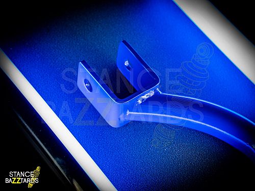 Комплект верхних регулируемых развальных рычагов задней оси (синие) SB Arms Nissan Skyline R34 (1998-2002), SLARM002B