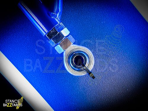 Комплект верхних регулируемых развальных рычагов задней оси (синие) SB Arms Nissan Skyline R34 (1998-2002), SLARM002B
