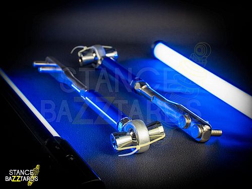 Комплект реактивных регулируемых тяг передней оси (теншены) (синие) SB Arms Nissan Silvia S15 (1999-2002), SLARM005B