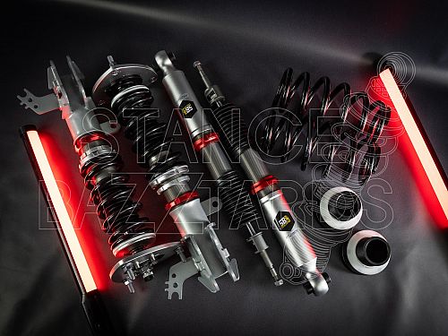 Комплект винтовой подвески (койловеры) SB Performance Toyota Camry 8 поколение (MK8) (XV70) (2017-) с регулировками высоты (фултап), жесткости (32 регулировки) и развала (см хар-ки), TYT014 Комплект винтовой подвески (койловеры) SB Performance Toyota Camry 8 поколение (MK8) (XV70) (2017-) с регулировками высоты (фултап), жесткости (32 регулировки) и развала (см хар-ки), TYT014