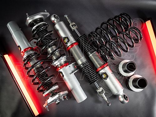 Комплект винтовой подвески (койловеры) SB Performance Volkswagen Golf R (W/O DCC) (MK6/A6) (2009-) с регулировками высоты (фултап), жесткости (32 регулировки) и развала (см хар-ки), VWG010 Комплект винтовой подвески (койловеры) SB Performance Volkswagen Golf R (W/O DCC) (MK6/A6) (2009-) с регулировками высоты (фултап), жесткости (32 регулировки) и развала (см хар-ки), VWG010