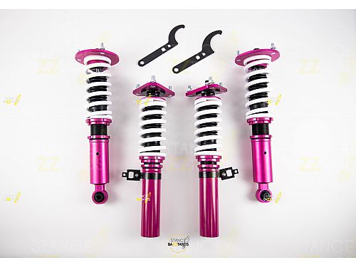 Комплект винтовой подвески (койловеры) SB Performance Honda Civic IX (MK9) FG / FB (2012-2015) с регулировками высоты (фултап), жесткости (32 регулировки) (сжатие/отбой) и развала (см хар-ки), HND024