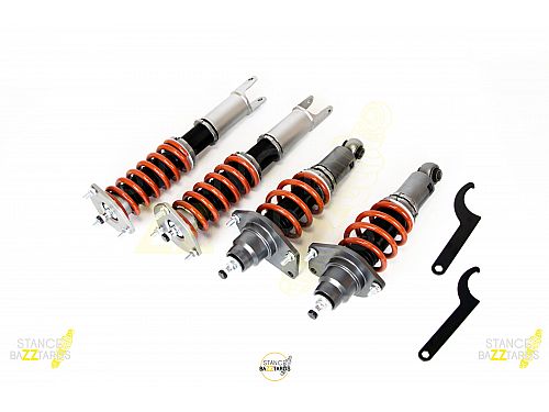 Комплект винтовой подвески (койловеры) SB Performance Mazda MX-5 Miata 3 поколение (MK3) (NCEC) (2005-2015) с регулировками высоты (фултап), жесткости (32 регулировки) и развала (см хар-ки), MZD019