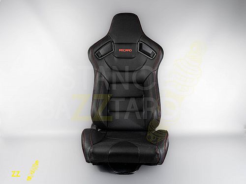 Сиденье спортивное (полуковш) SB Seats (Размер L) ПВХ кожа, (Регулировка слева), JBR1053_BLK_L_LH