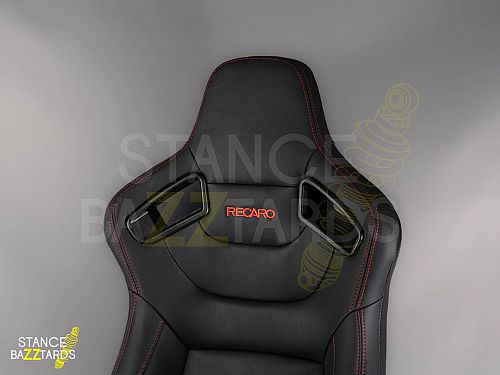Сиденье спортивное (полуковш) SB Seats (Размер L) ПВХ кожа, (Регулировка слева), JBR1053_BLK_L_LH