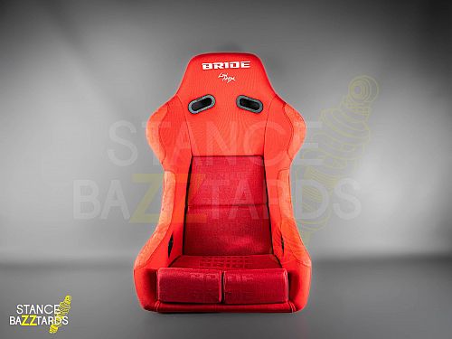 Сиденье спортивное (ковш) SB Seats (Размер L) стеклопластик, ткань, с двумя ручками, JBR1022B_RED_BR_L