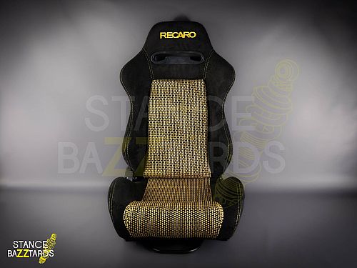 Сиденье спортивное (полуковш) SB Seats (Размер L) Ткань, Черный с желтым (Регулировка справа), JBR1035N_YBLK_REC_RH Сиденье спортивное (полуковш) SB Seats (Размер L) Ткань, Черный с желтым (Регулировка справа), JBR1035N_YBLK_REC_RH