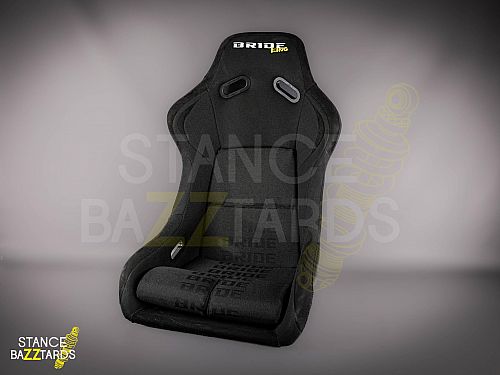 Сиденье спортивное (ковш) SB Seats (Размер L) ткань, Черный, JBR1022BBKING_BLK_L