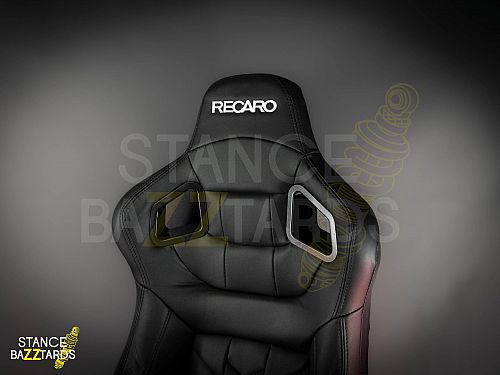 Сиденье спортивное (полуковш) SB Seats (Размер L) Кожа, Черный (Регулировка справа), JBR9009_BLK_L_RH