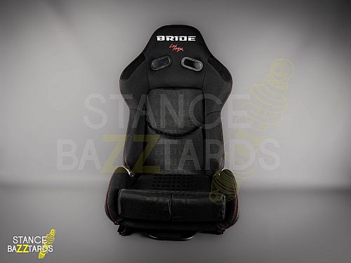 Сиденье спортивное (полуковш) SB Seats (Размер M) Ткань, Черный (Регулировка с двух сторон), JBR1020_BLK_BR_M