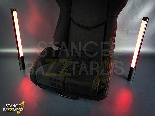 Сиденье спортивное (полуковш) SB Seats (Размер M) Ткань, Черный (Регулировка с двух сторон), JBR1020_BLK_BR_M