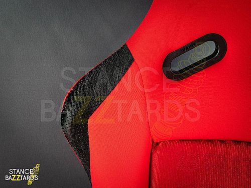 Сиденье спортивное (ковш) SB Seats (Размер M) Ткань, Красный, JBR1055_RED_M