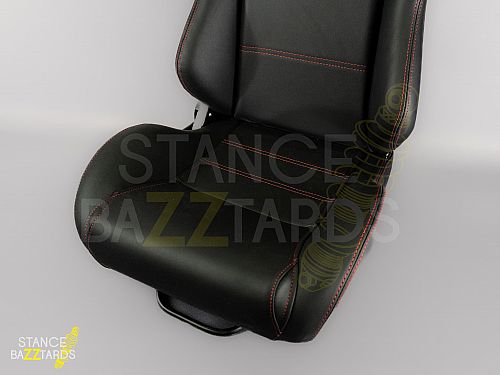 Сиденье спортивное (полуковш) SB Seats (Размер L) Кожа, лого, Черный (Регулировка слева), JBR1035B_BLK_REC_L_LH Сиденье спортивное (полуковш) SB Seats (Размер L) Кожа, лого, Черный (Регулировка слева), JBR1035B_BLK_REC_L_LH
