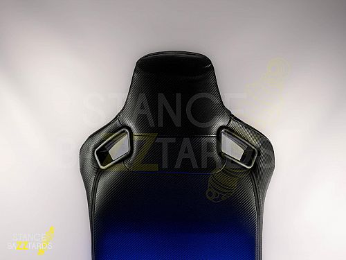 Сиденье спортивное (полуковш) SB Seats (Размер L) ПВХ кожа, черный с синим (Регулировка слева), JBR1053BDIA_L_LH Сиденье спортивное (полуковш) SB Seats (Размер L) ПВХ кожа, черный с синим (Регулировка слева), JBR1053BDIA_L_LH