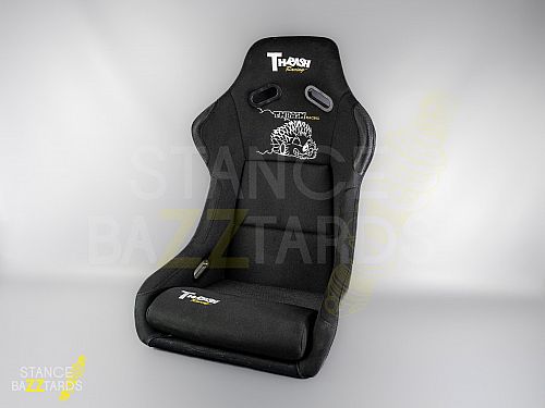 Сиденье спортивное (ковш) SB Seats (Размер L)Ткань, Thrash Racing, Черный, JBR1022THR_L
