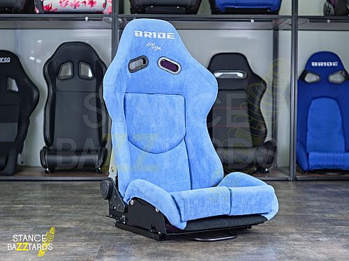 Сиденье спортивное (полуковш) SB Seats (Размер M) Ткань, Голубой (JAPAN) (Регулировка с двух сторон), JBR1020LBL_JP_M