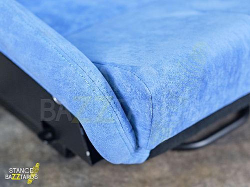 Сиденье спортивное (полуковш) SB Seats (Размер M) Ткань, Голубой (Регулировка с двух сторон), JBR1020LBL_M